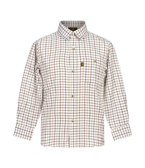 Regents View Childrens Tattersall Check Shirt - SH1-3 Red