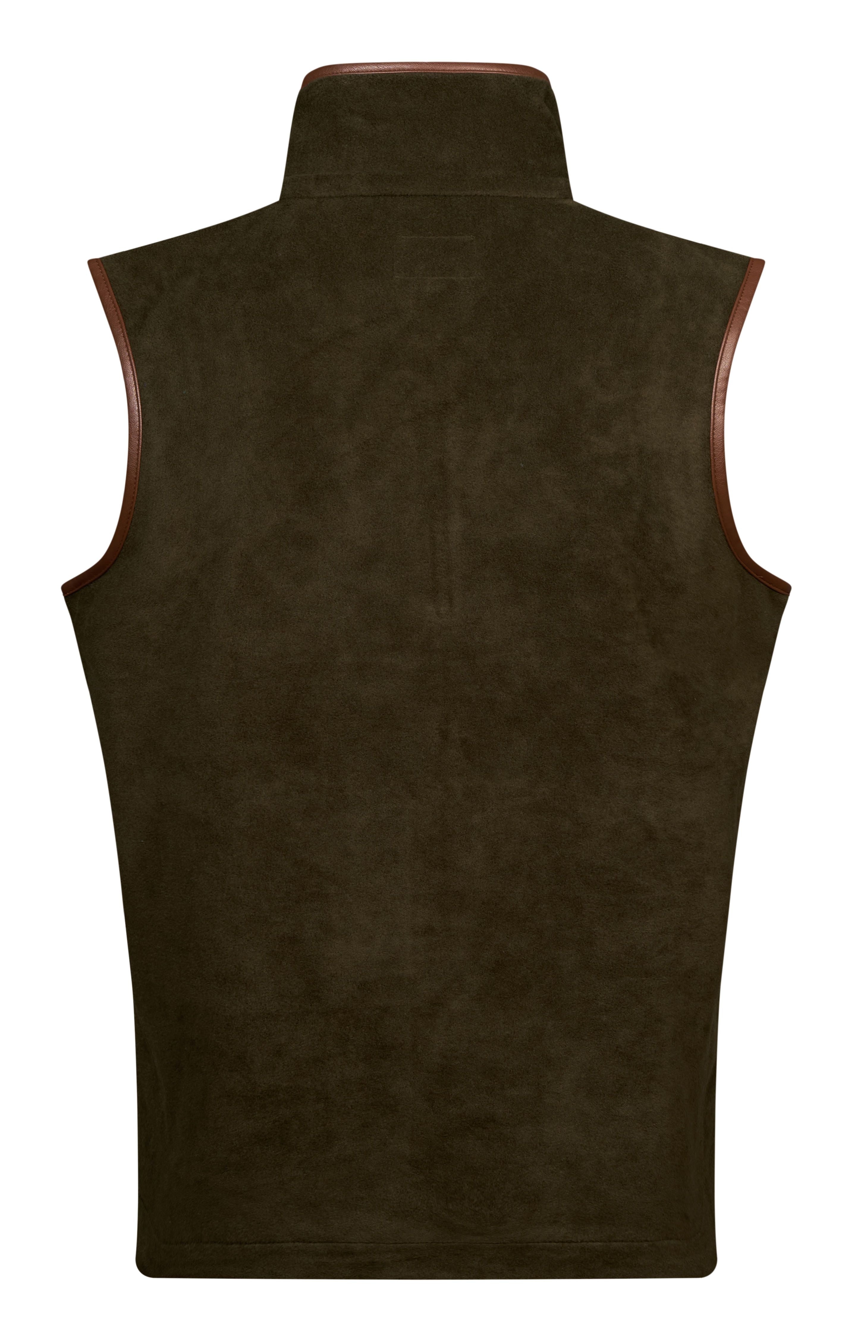 Regents View Mens Fleece Bodywarmer - Forest Green