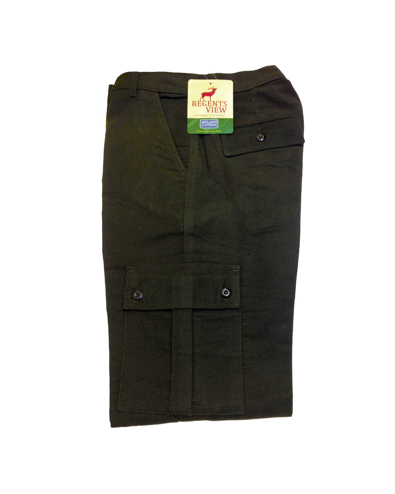 Regents View Mens Combat Heavyweight Moleskin 100% Cotton Trouser