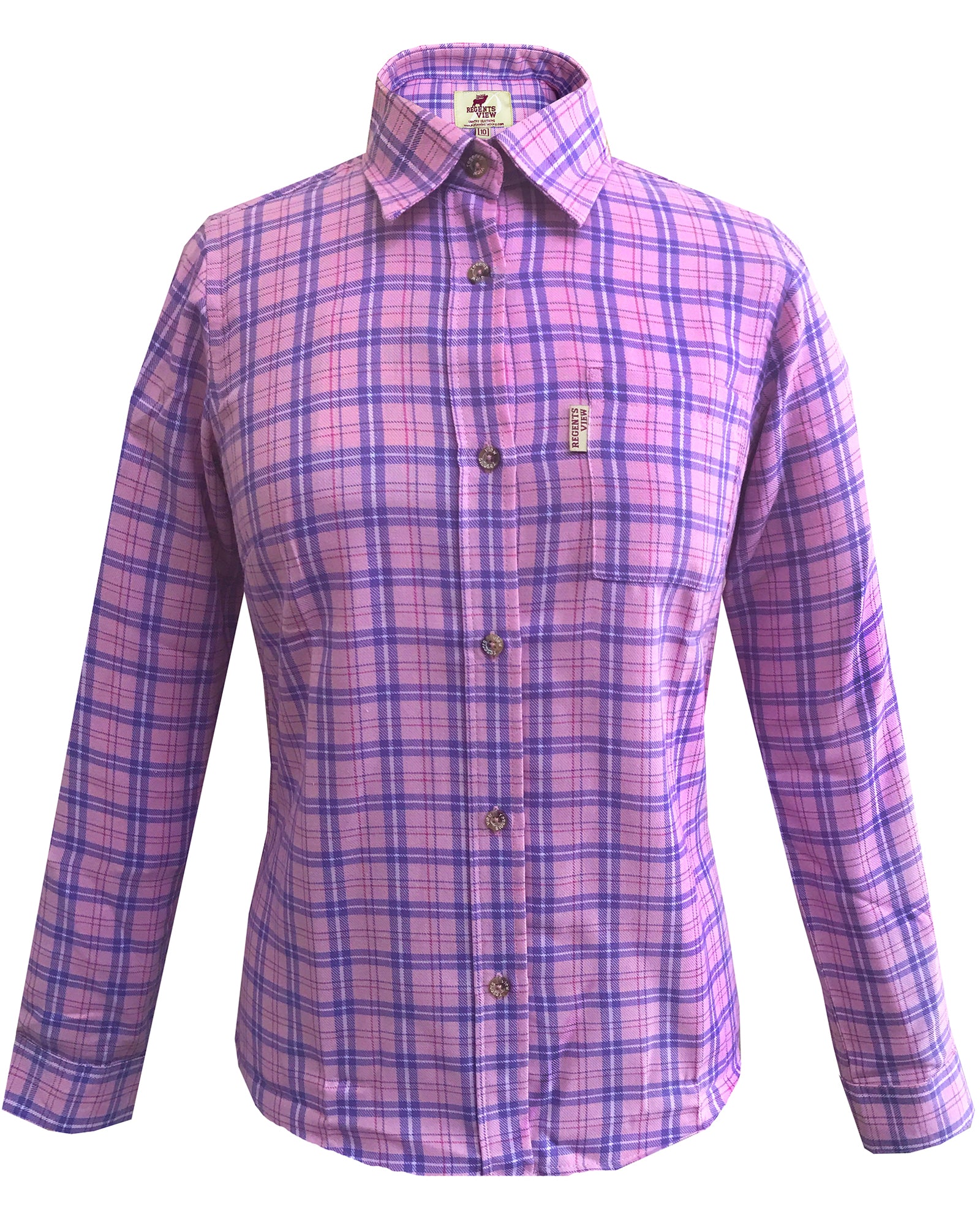 Regents View Women Superior Quality Long Sleeve Shirt - SHP1 Purple
