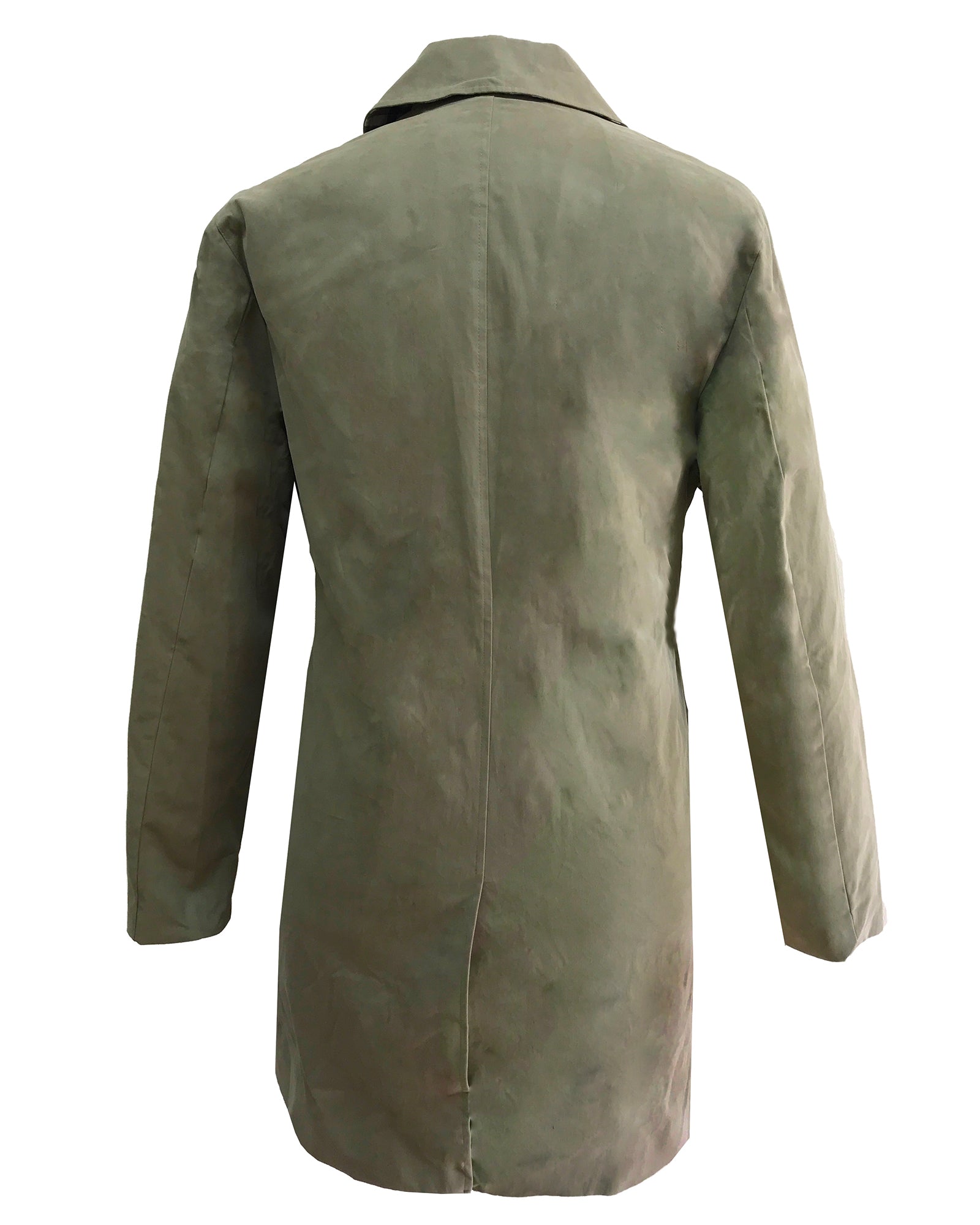 Men 3/4 Length Trench Raincoat - Beige
