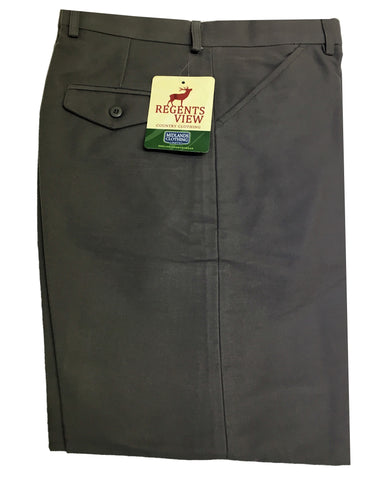 Regents View 100% Waxed Cotton Treggings - Olive
