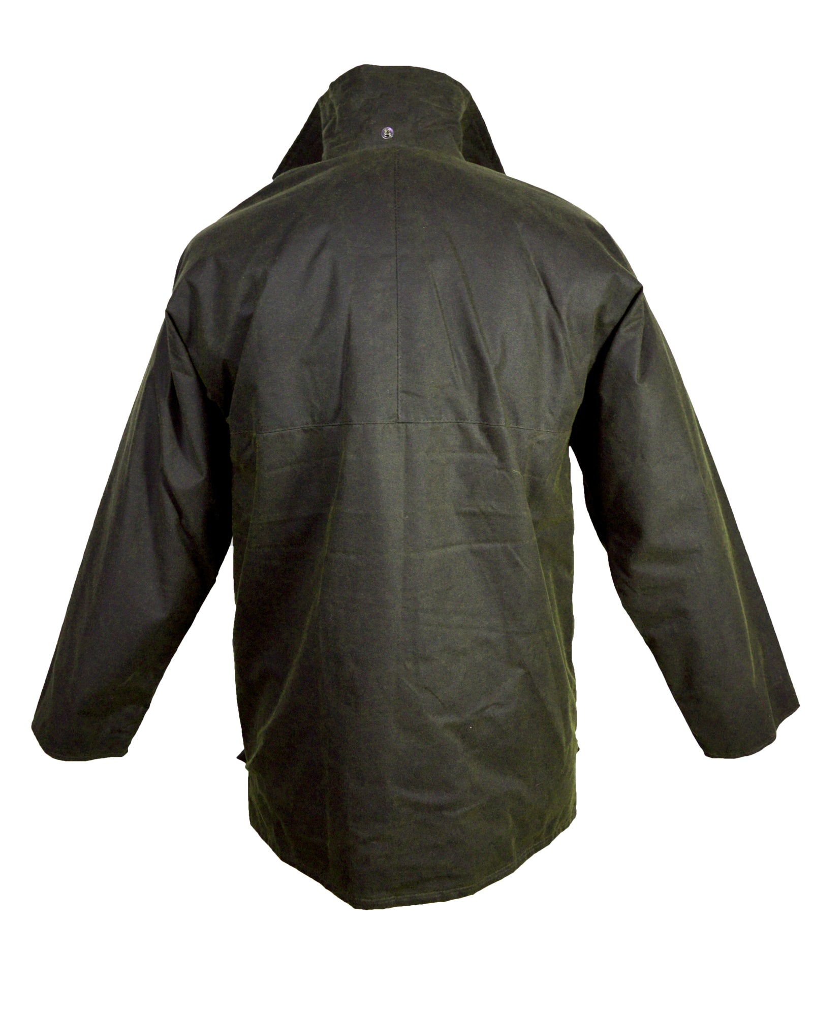 Regents View Padded Waxed Cotton Jacket - Olive