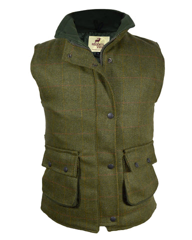 Regents View Childrens Tweed Bodywarmer - Light Tweed