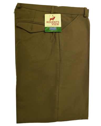 Deerhunter Rogaland Stretch Trousers with contrast - Brown Leaf