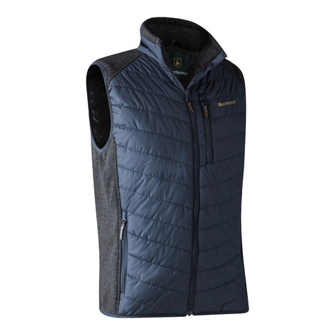Moor Padded Waistcoat with knit - Timber