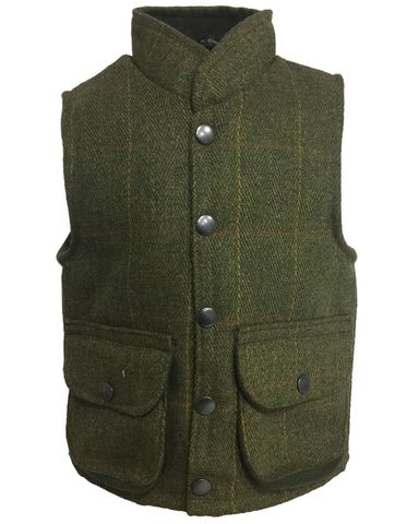 Regents View Childrens Tweed Bodywarmer - Light Tweed