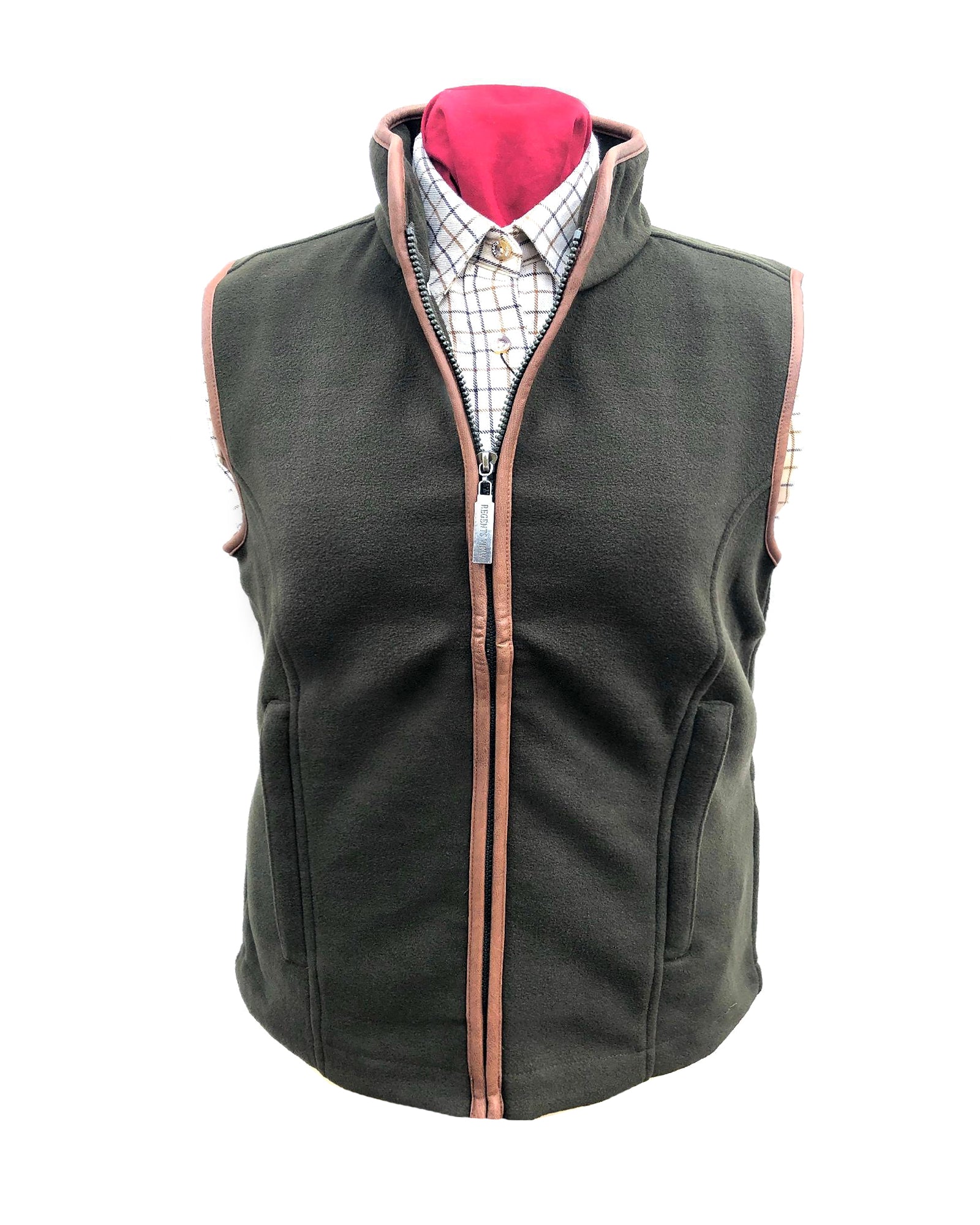 Regents View childrens Fleece Bodywarmer - olive
