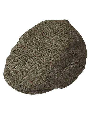 Regents View Childrens Authentic Tweed Flat Cap - Beige