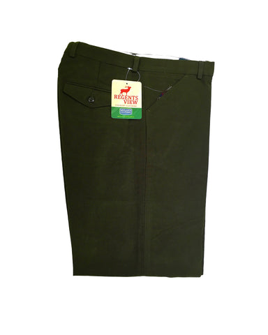 Regents View Mens Combat Heavyweight Moleskin 100% Cotton Trouser