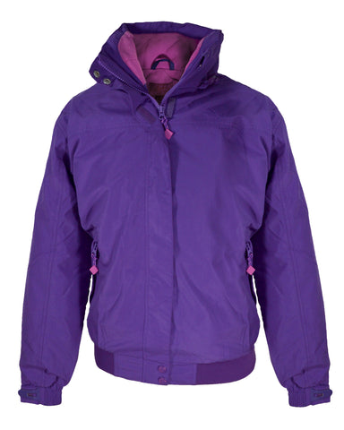 Windsor Womens Waterproof Short Coat - Purple