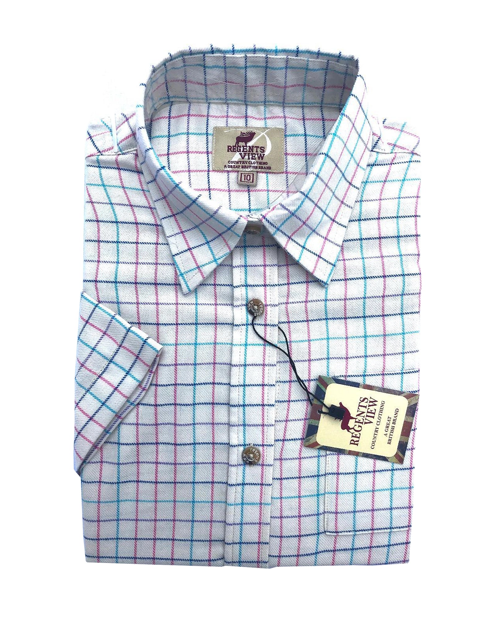 Regents View Women Superior Quality short Sleeve Shirt - Cream check