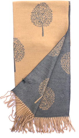 House Of Tweed  Large Scarves-Paws Navy/Turquoise