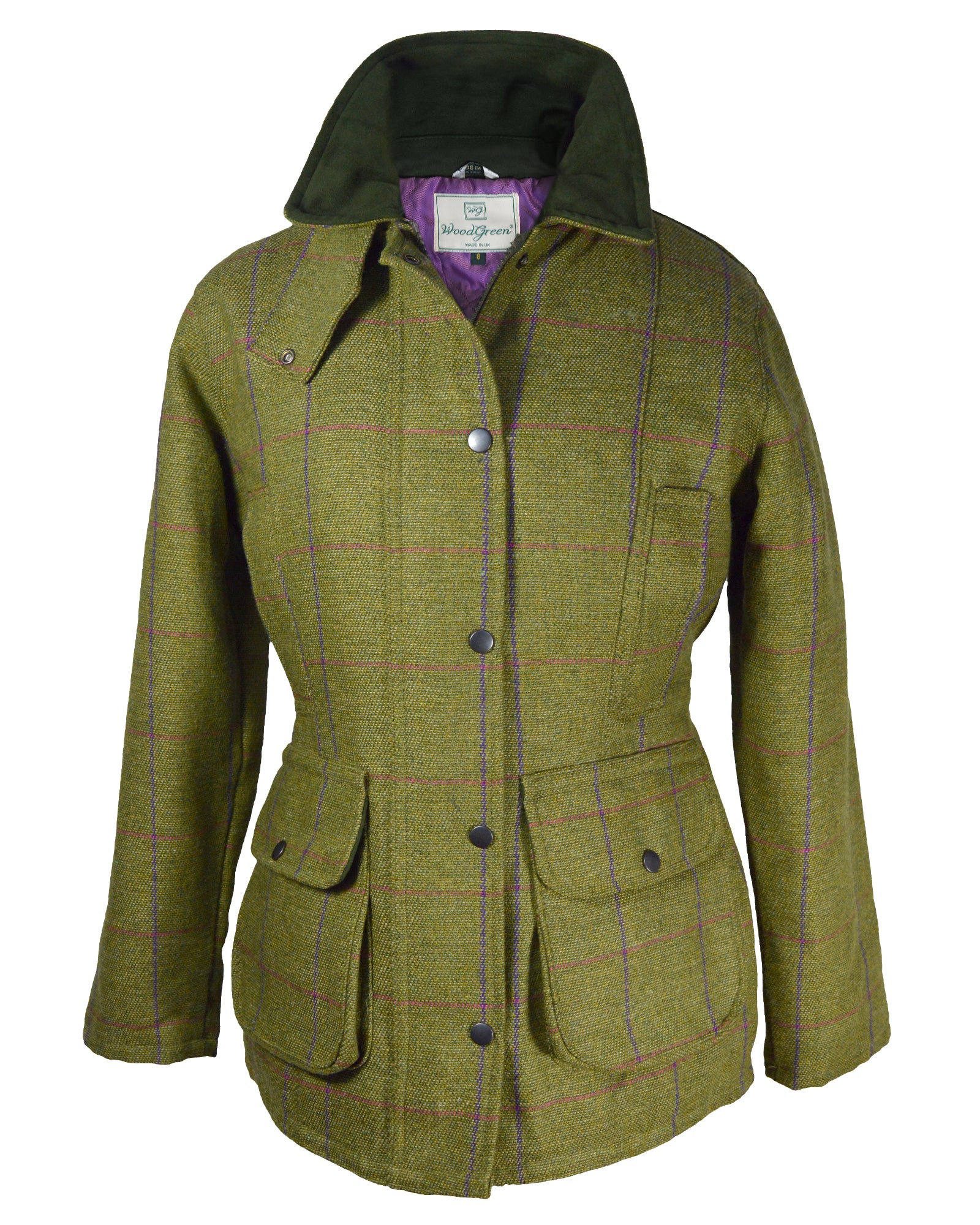 Wood Green - Women Tweed Jacket - Dark Tweed