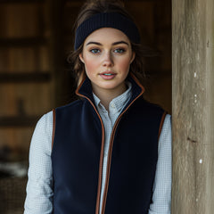 Regents View Women Fleece Bodywarmer - Navy