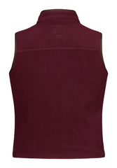 Regents View Childrens Fleece Gilet - Wine