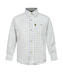 Regents View Childrens Tattersall Check Shirt - SH1-2 Blue