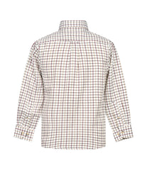 Regents View Childrens Tattersall Check Shirt - SH1-3 Red