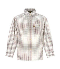 Regents View Childrens Tattersall Check Shirt - SH1-3 Red