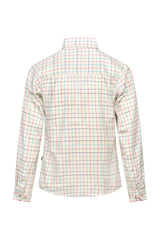Regents View Womens Tattersall Long Sleeve Shirt - New Cream