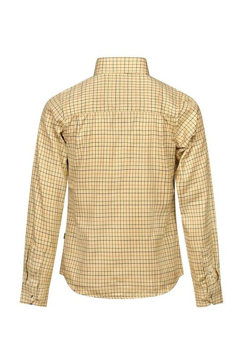 Regents View Womens Tattersall Long Sleeve Shirt - SH27-1 Gold