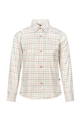 Regents View Womens Tattersall Long Sleeve Shirt - New Cream