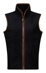 Regents View Mens Fleece Bodywarmer - Black