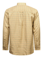 Regents View Men Tattersall Long Sleeve Shirt - SH27-1 Gold