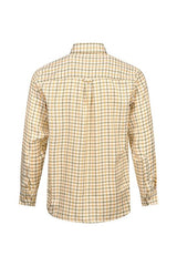 Regents View Men Tattersall Long Sleeve Shirt - SH42 Brown