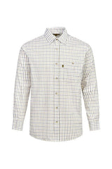 Regents View Men Tattersall Long Sleeve Shirt - SH1-1 Green