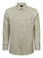 Regents View Men Tattersall Long Sleeve Shirt - SH27-2 Olive