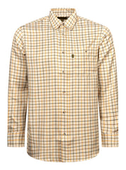 Regents View Men Tattersall Long Sleeve Shirt - SH42 Brown