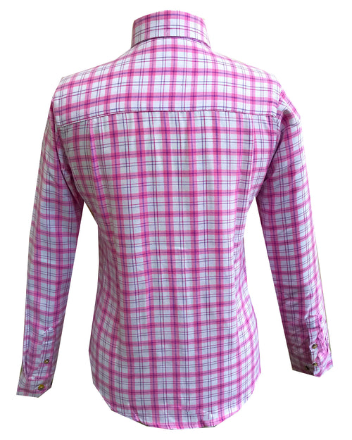 Regents View Women Superior Quality Long Sleeve Shirt - SHP1 Pink