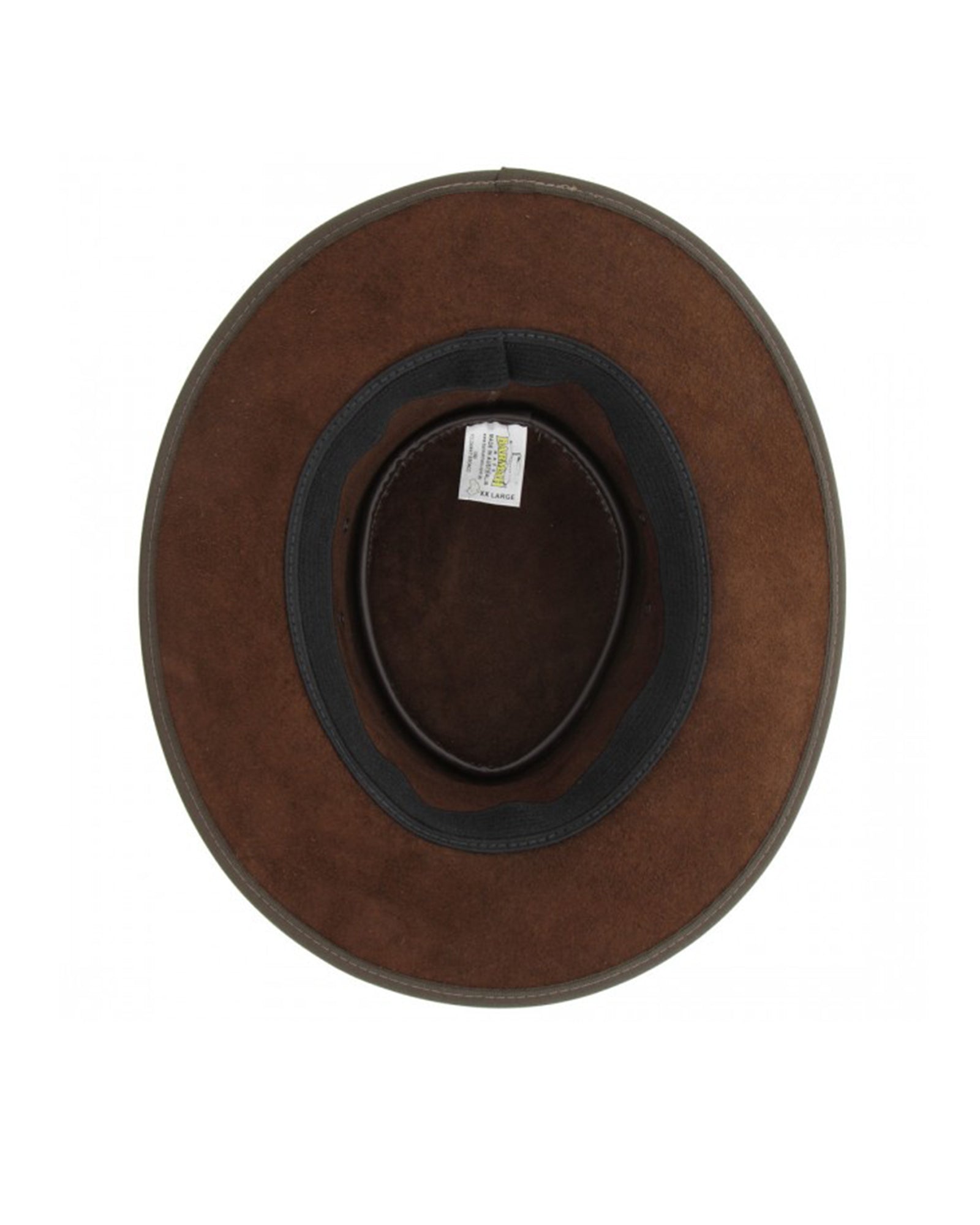 Barmah Crushable Bronco Leather Hat - Bronco Brown