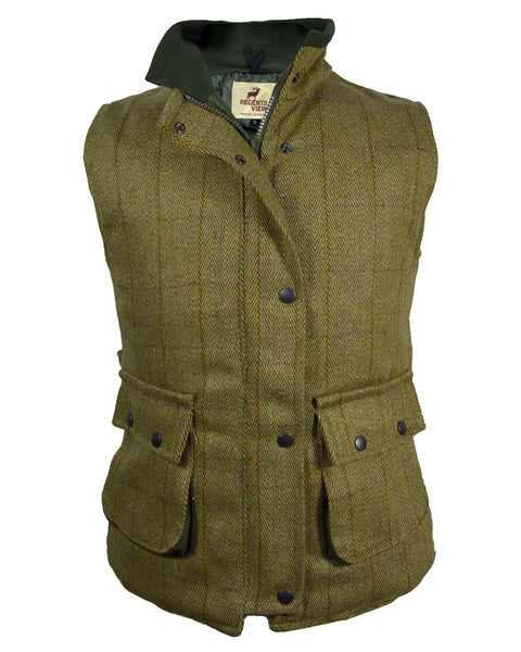 Regents View Womens Tweed Bodywarmer - Light Tweed