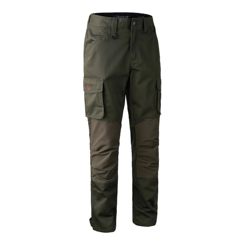 Deerhunter Rogaland Stretch Trousers with contrast - Brown Leaf