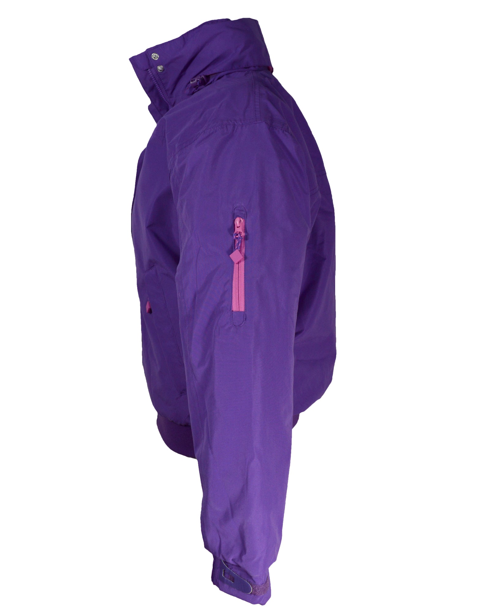 Regents View Womens Fleece Lined Bomber Jacket - Purple