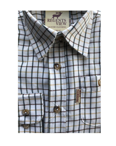 Regents View Mens Superior Stitching 100% Cotton Moleskin Trousers - Olive