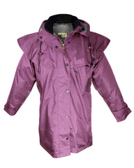 Windsor Womens Waterproof Short Coat - Purple