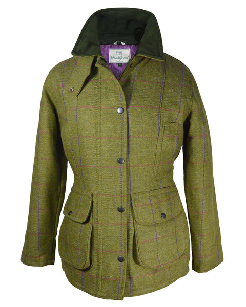 Wood Green - Women Tweed Jacket - Dark Tweed