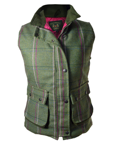 Regents View Women Premium Tweed Jacket - Green
